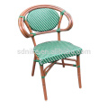 DC-(152) Modern wicker rattan green dining chair/ colorful bamboo chair